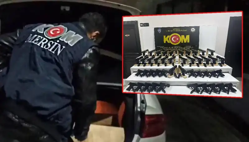 Mersin'de Şok: Otomobil Deposu Görünümlü Silah Yemi Ortaya Çıktı!
