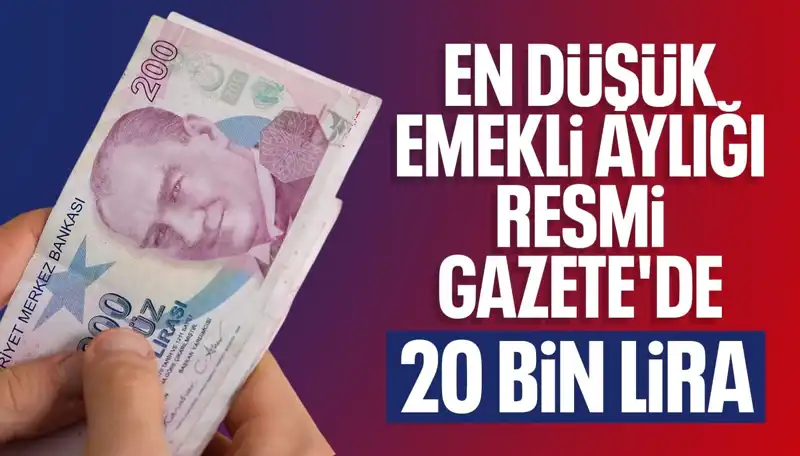 Emekli Maaşında Tarihi Artış: En Düşük Maaş 20 Bine Çıktı!