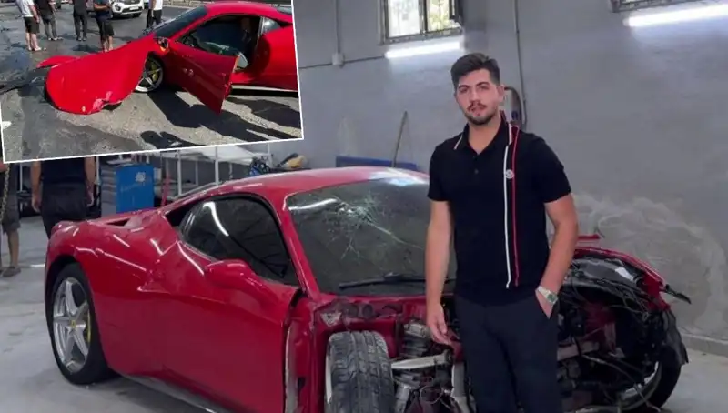 Hurdaya Dönen 15 Milyonluk Ferrari: Talihsizlik ve Kriz İç İçe