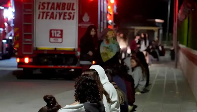 2500 Kişilik Kız Öğrenci Yurdunda Korkutan Yangın: Öğrenciler Hızla Tahliye Edildi