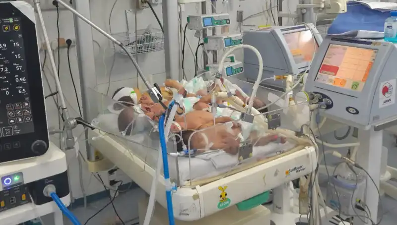 Gazzeli Doktorlar Çaresizlik İçinde: Kuvözlerde Birden Fazla Bebek Görülüyor